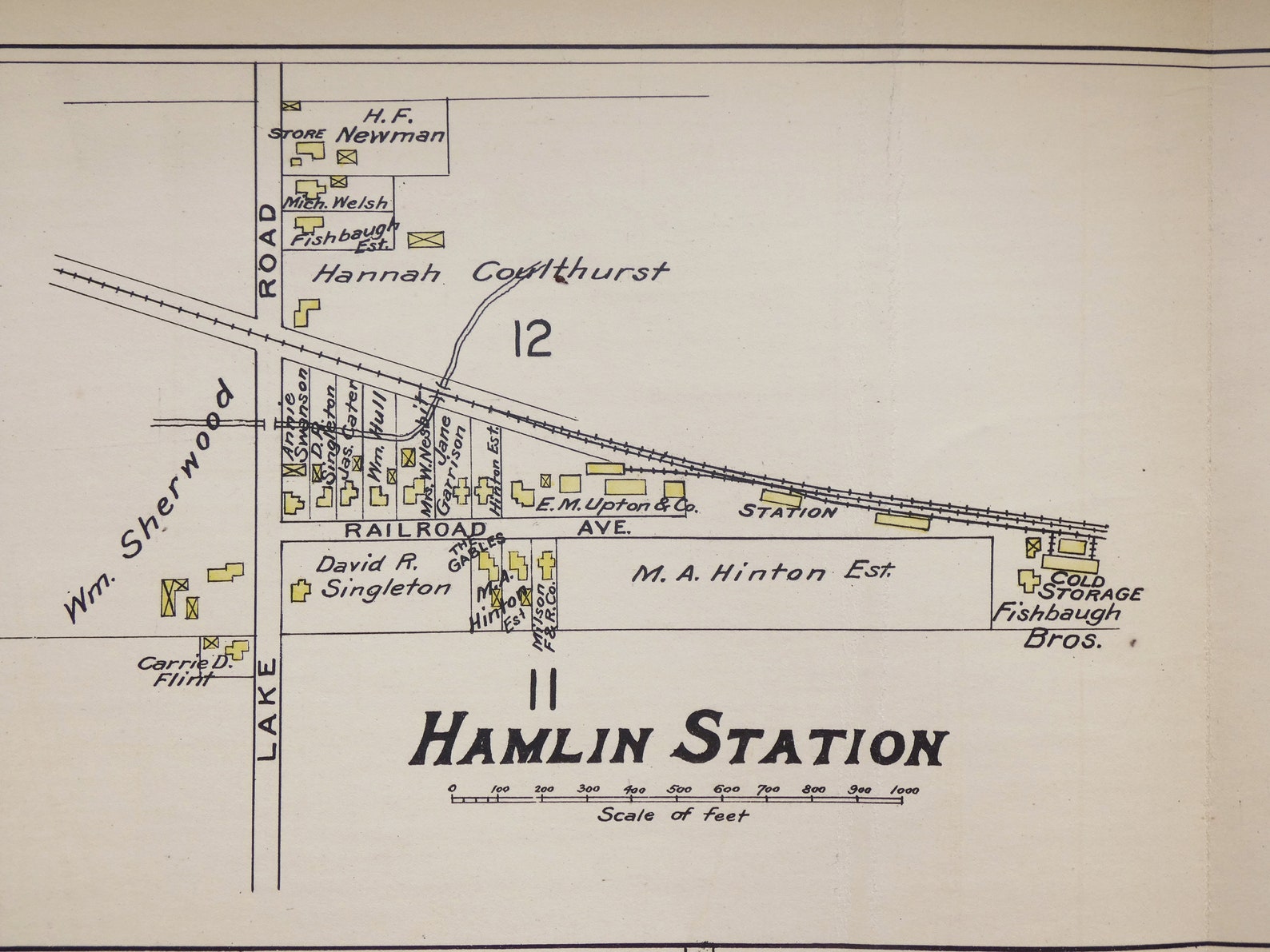 Large Antique 1902 Map of Spencerport Hamlin Morton Kendall Etsy