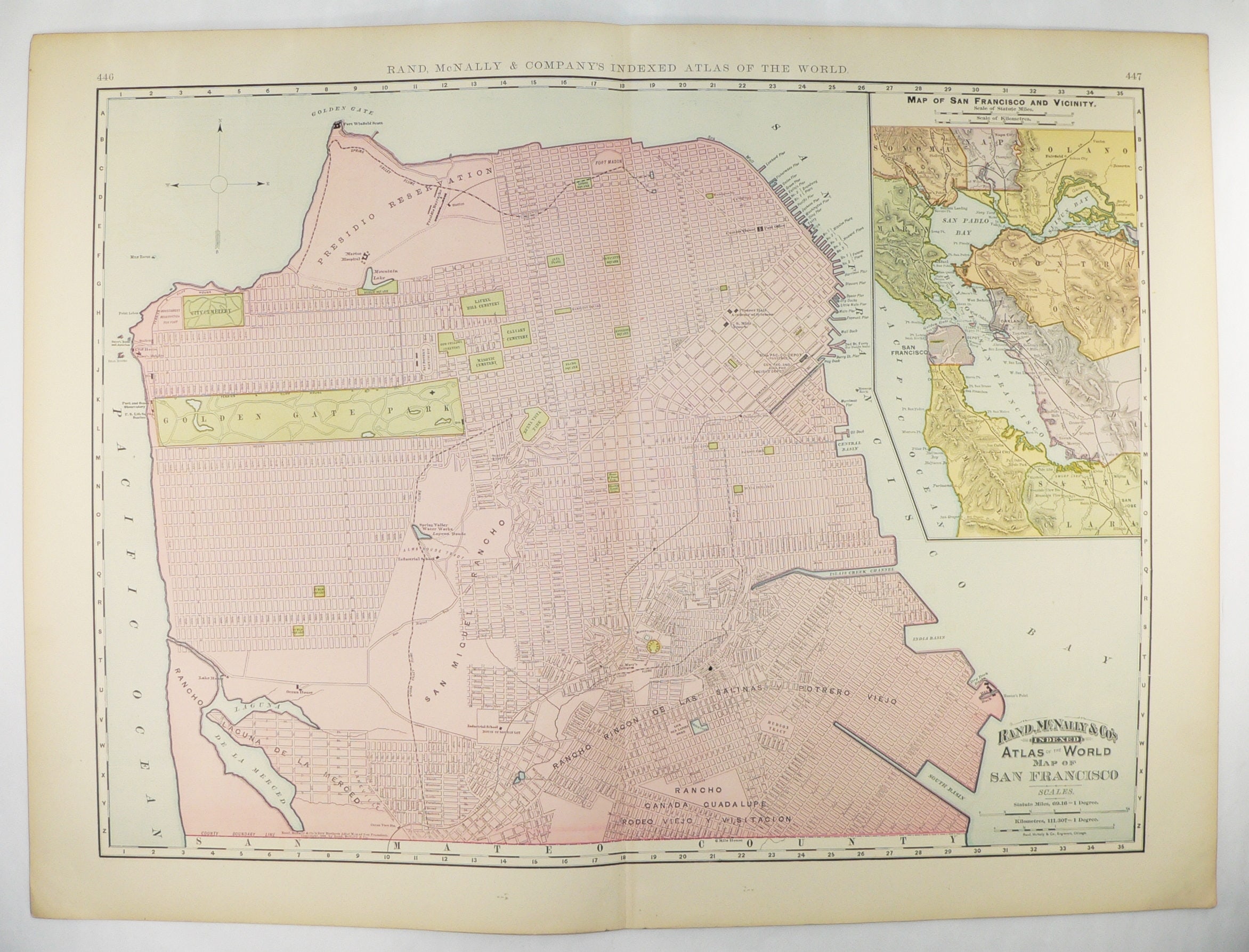 Large Map Of San Francisco Extra Large Map Of San Francisco Map 1896 Vintage Map San - Etsy Österreich