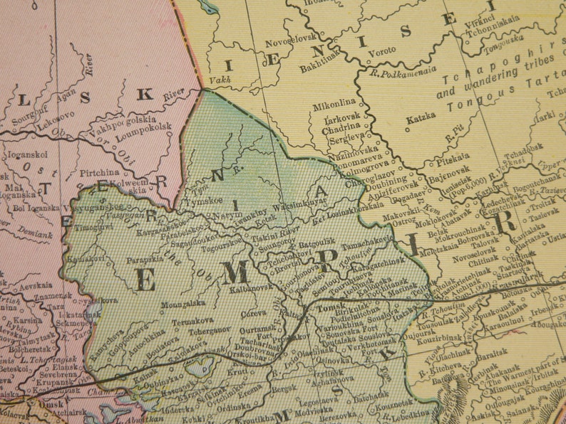 Geschenk In Karte ReichesJahrgang Dekor Asien Antike Geographie TurkestanRussland KunstRussische Russischen 1900 YWH2bEIe9D