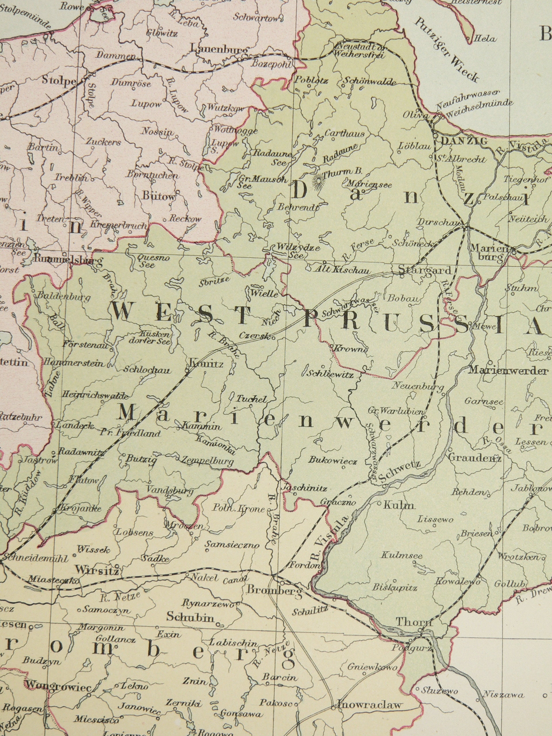 Ddr Karte Original Vintage Landkarte von Deutschland Ddr | Etsy