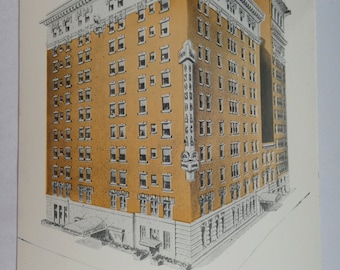 Vintage 1950s Onondaga Hotel Syracuse NY Postcard