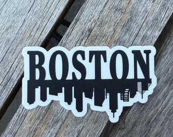 Boston Vinyl Die Cut Sticker