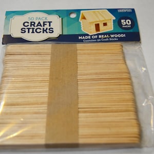 50 ice cream popsicle sticks for craft diy