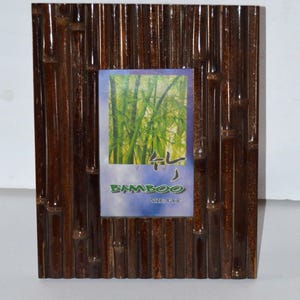Bamboo Picture Frame black bamboo