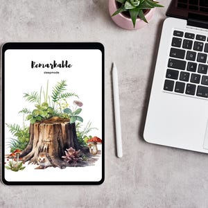 Minimalistic Sleep Screen Template for reMarkable Paper Pro/ reMarkable 3- Tablet Accessory- Sleep Screen Saver- Remarkable Gift