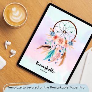 Stunning Sleep Screen Saver Template for reMarkable Paper Pro - Remarkable Gift- Sleep Screen Art- Digital planner- eInk Tablet Template