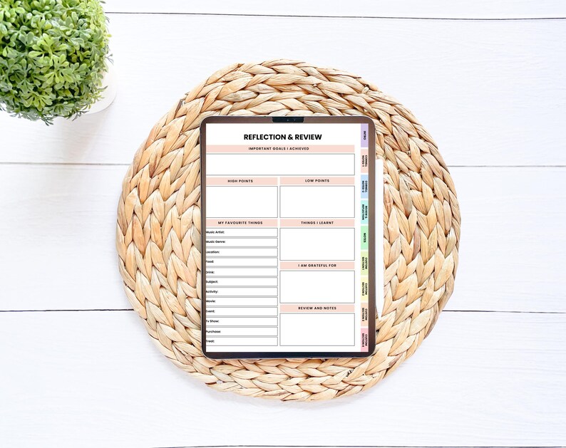 Digital Cornell Notes Planner Template for Remarkable Paper Pro ...