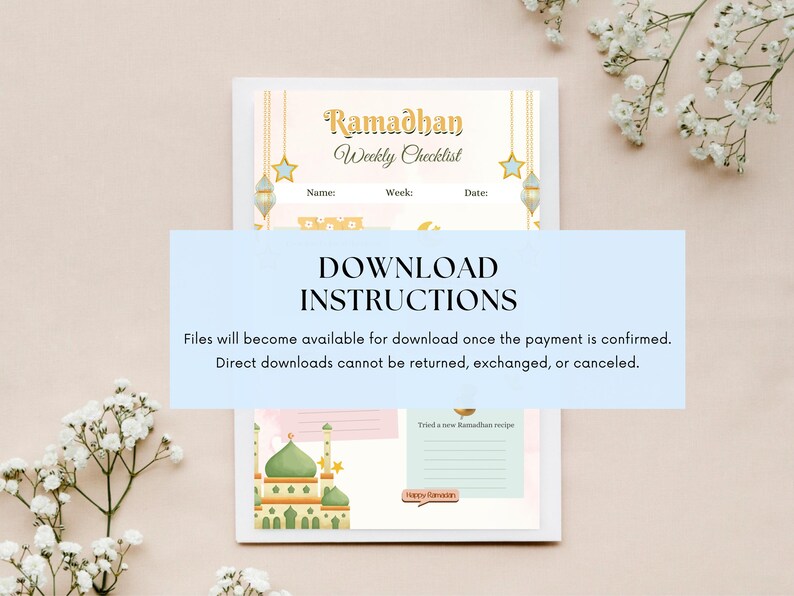 High-quality PDF Ramadan journal for reMarkable Notebook