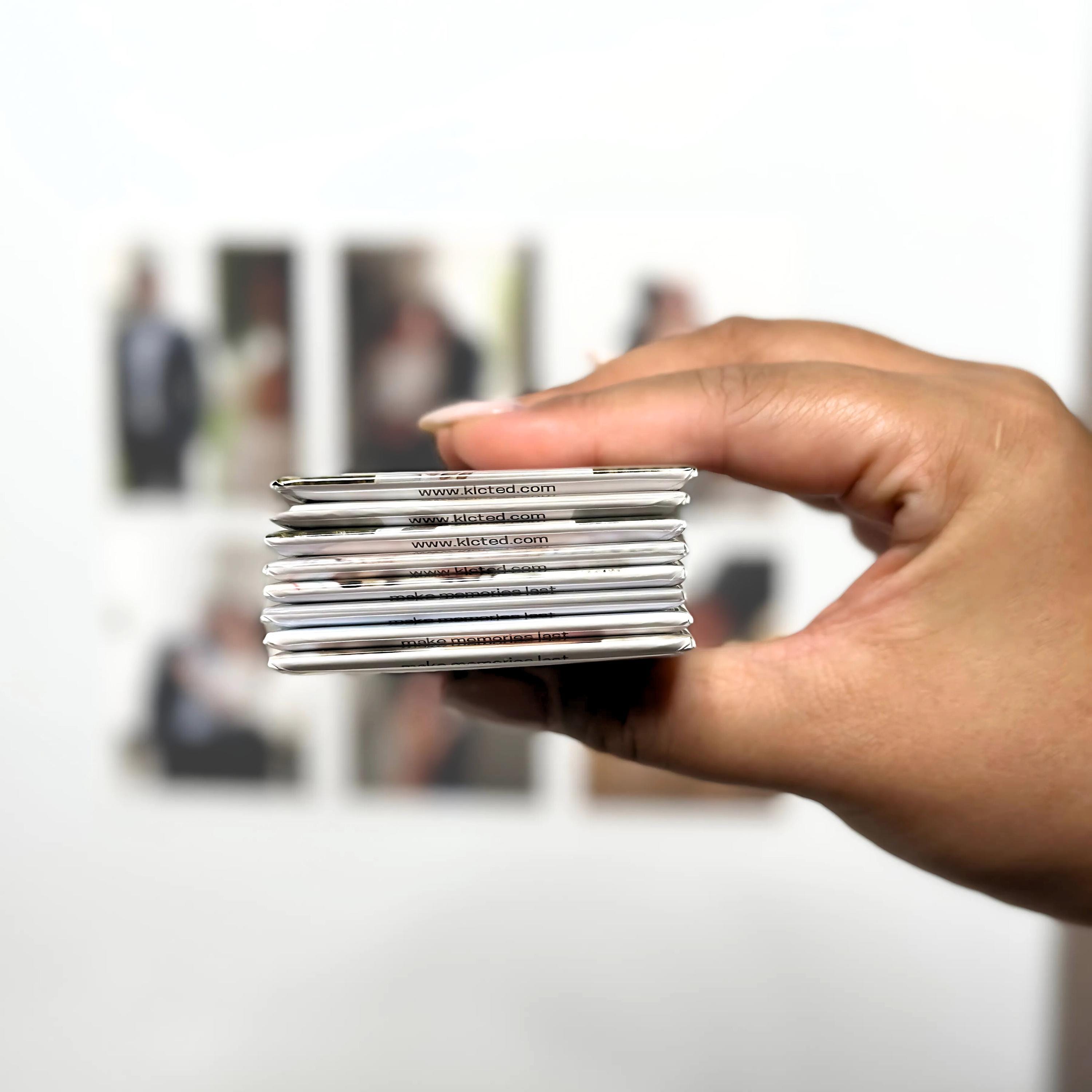 Personalized Fridge Magnets - 12 Custom Photo Magnets 2.5x2.5