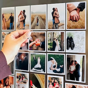 Personalized Gift - Custom Photo Magnets | Gift for Couples | Valentines Gift | Custom Fridge Magnets | Birthday Gift | Fridge Decor - Photo