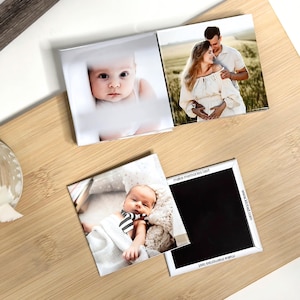 Custom Fridge Magnets - Customizable Photo Print Keepsakes | Wedding Favors Customizable Handcrafted Gift Personalized Gift, Valentines Gift