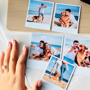 Polaroid Fridge Magnet Photos - Personalized Photo Prints Magnetic | Fridge with magnets, Custom Photo Magnet, Personalized Gift for Family
