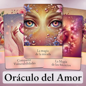 Oráculo de Amor y Relaciones. Cartas de San Valentín para Parejas y Amor Propio. (44 Cartas) + Guía Digital PDF (con Mensajes y Ejercicios).
