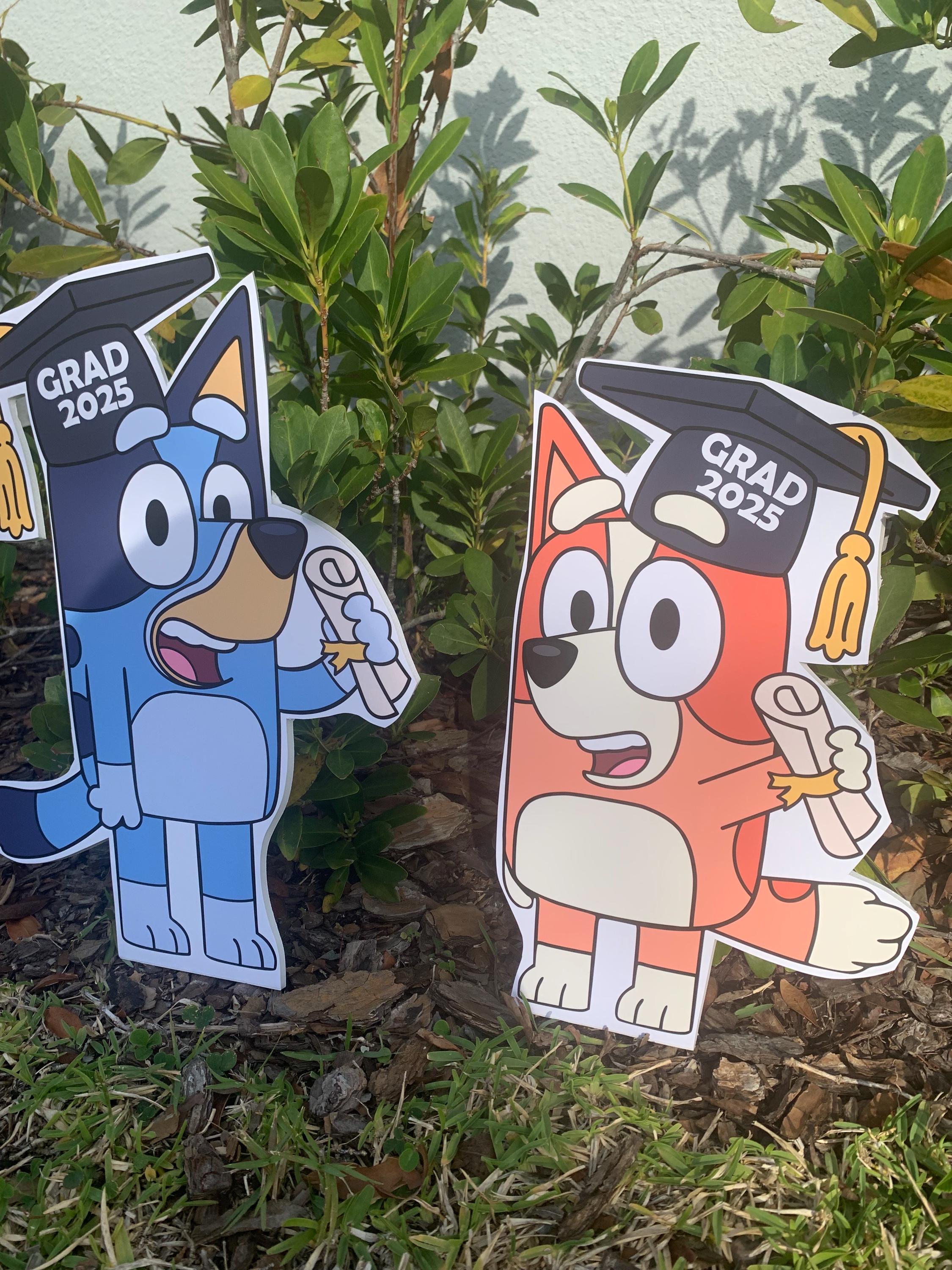 Custom Bluey Foam Board Prop