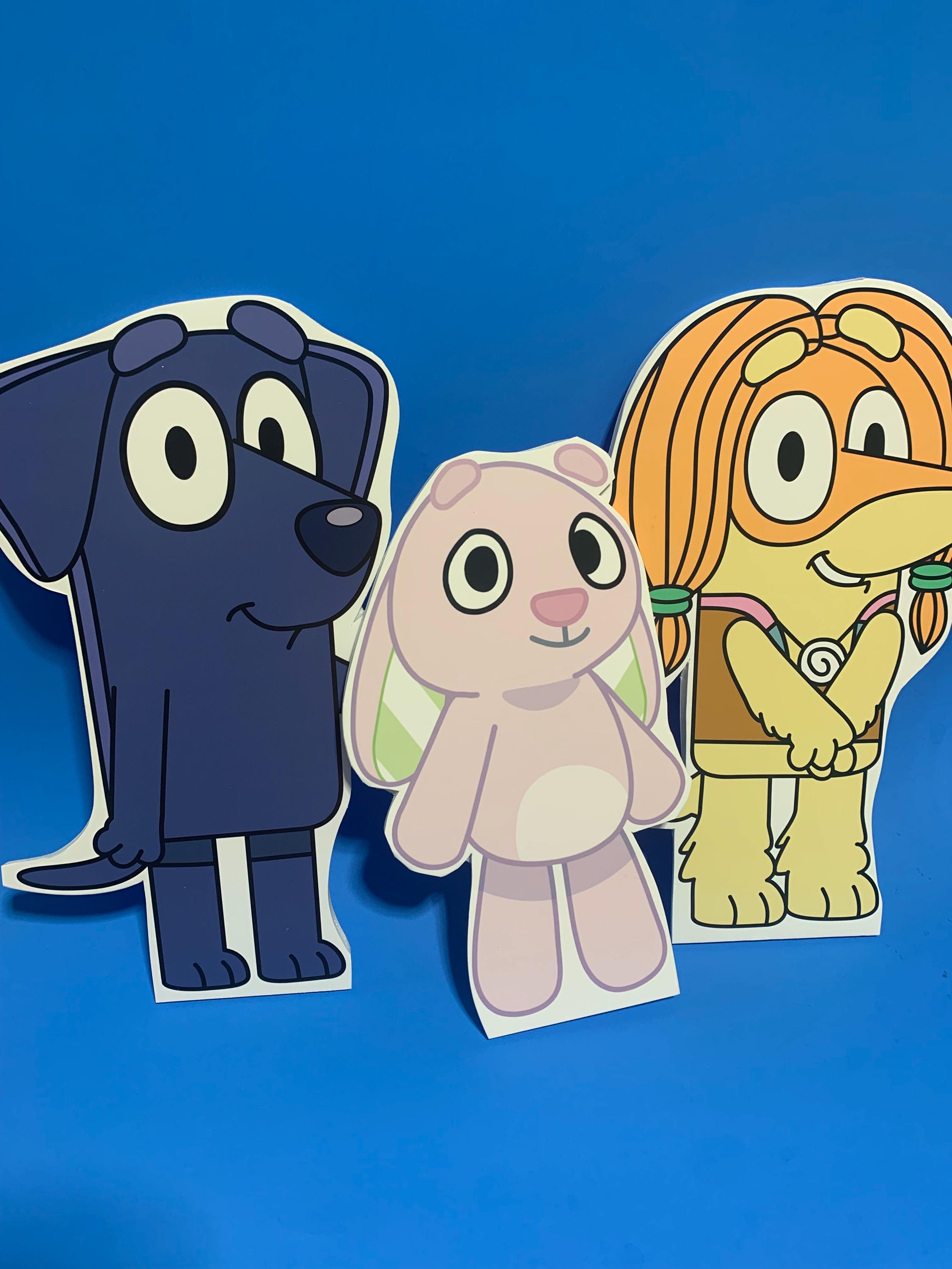 Bluey & Bingo Foam Board Prop