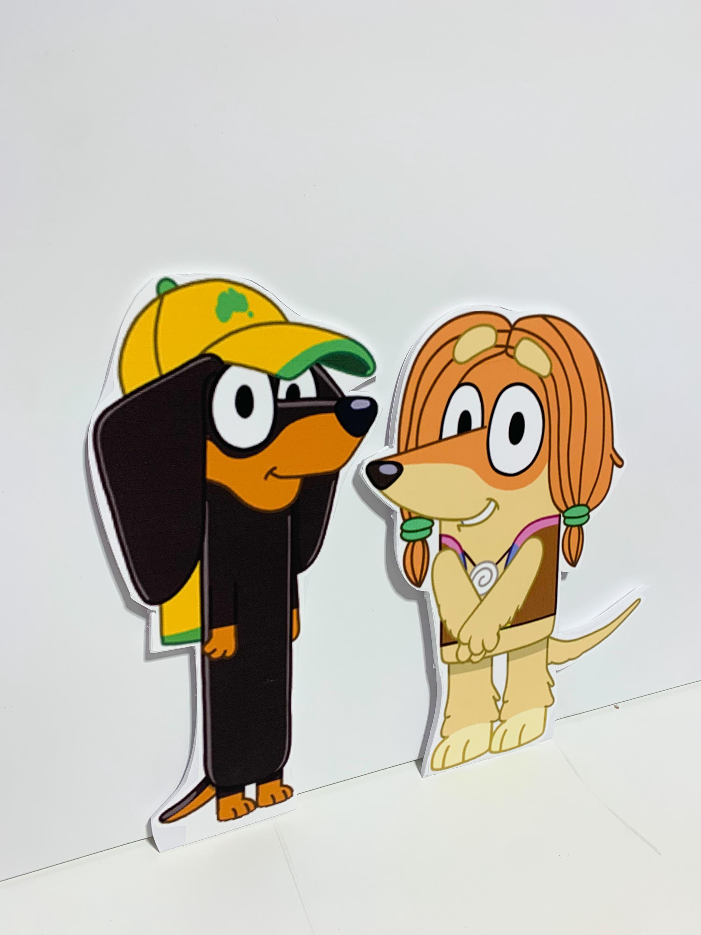 Bluey & Bingo Foam Board Prop