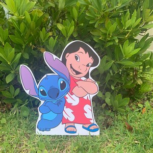 Lilo Stitch-feestrekwisiet, steekfeest, steekuitsparing, steekfeest, steekdecor, verjaardagsdecor naaihuis.