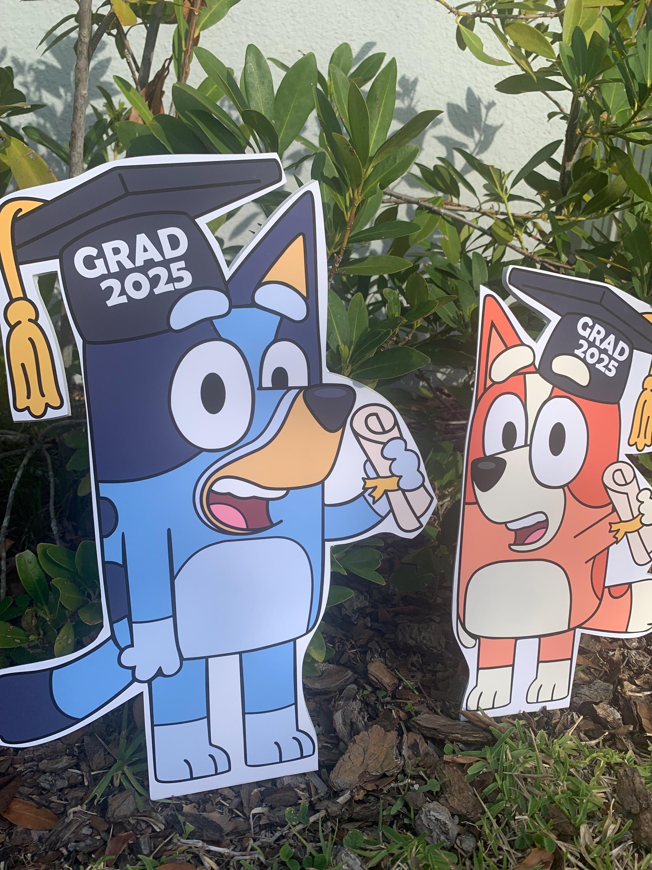 Custom Bluey Foam Board Prop