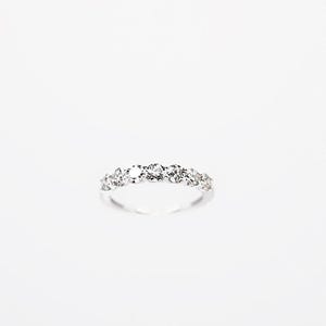 18K Solid GOLD Diamond Ring size 7 / 7 Natural Diamond Gemstone / wedding band / Stackable ring, Fine Jewelry , Gift for her