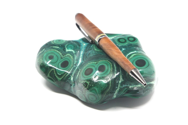 Thuya Wood Pen as a Designer NT twist pen with gun metal features