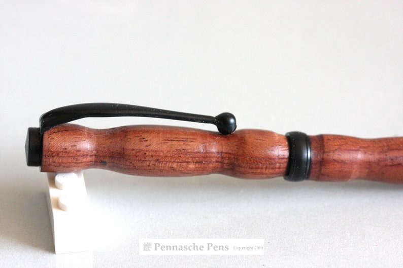 Handmade Turned Bubinga Slim and Lightweight Pen African Rosewood