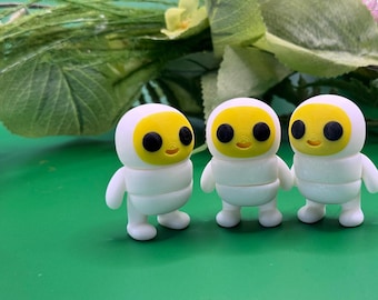 3D Printed Mini Egg Toy – Desk Buddy, Party Favor