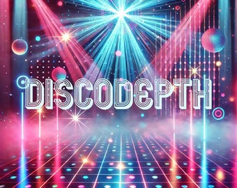 DiscoDepth Groovy Font – Retro 70s Display Typeface, Funky Bubble Letters, Psychedelic Bold Font for Logo, Posters, Stickers