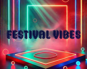 Festival Vibes Groovy Font – Retro Neon 70s Funky Display Typeface for Logos, Posters & Bright Aesthetic Designs