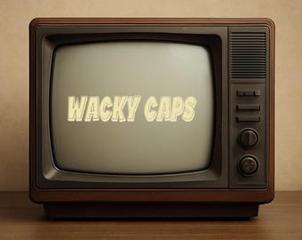 Wacky Caps Comic Font | Fun Cartoon Bubble Alphabet | Playful Handwritten Display Font for Kids, Comics & Logos