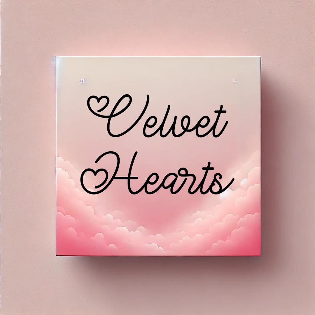 Velvet Hearts Font - Handwritten Script, Romantic Valentine Letters ...