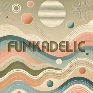 Funkadelic Groovy Font – Retro 70s Bubble Letters, Funky Psychedelic Typeface, Vintage Display Font for Logos, Posters