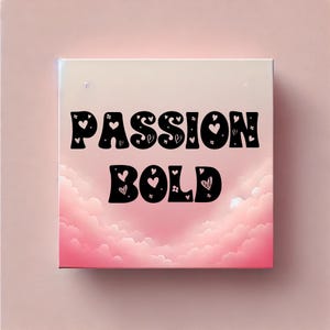 Passion Bold Font - Valentine Font TTF/SVG/PNG, Cute Hearts Alphabet, Cricut Fonts, Bubbly Fonts, Valentine&#39;s Day Font, Canva Font