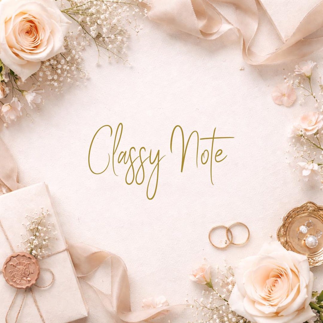 Classy Note Handwritten Font | Elegant Modern Script for Branding ...