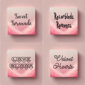 Paquete de fuentes de San Valentín TTF/PNG/SVG, alfabeto de corazones, letras de amor, linda fuente escrita a mano, fuente del día de San Valentín, fuente Cricut, fuente instalable