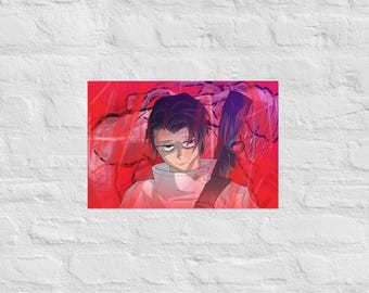 Yuta Okkotsu Anime Poster, Jujutsu Kaisen Wall Art Print, Manga Room Decor, Otaku Gifts, Hand Drawn Anime Character Art