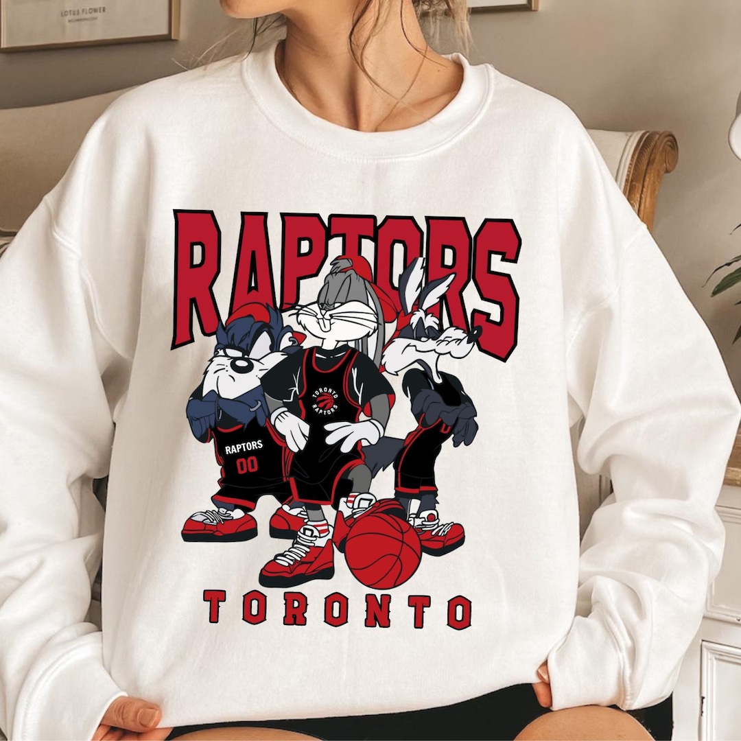 Vintage Toronto Raptors NBA Basketball Crewneck T-shirt Sweatshirt ...