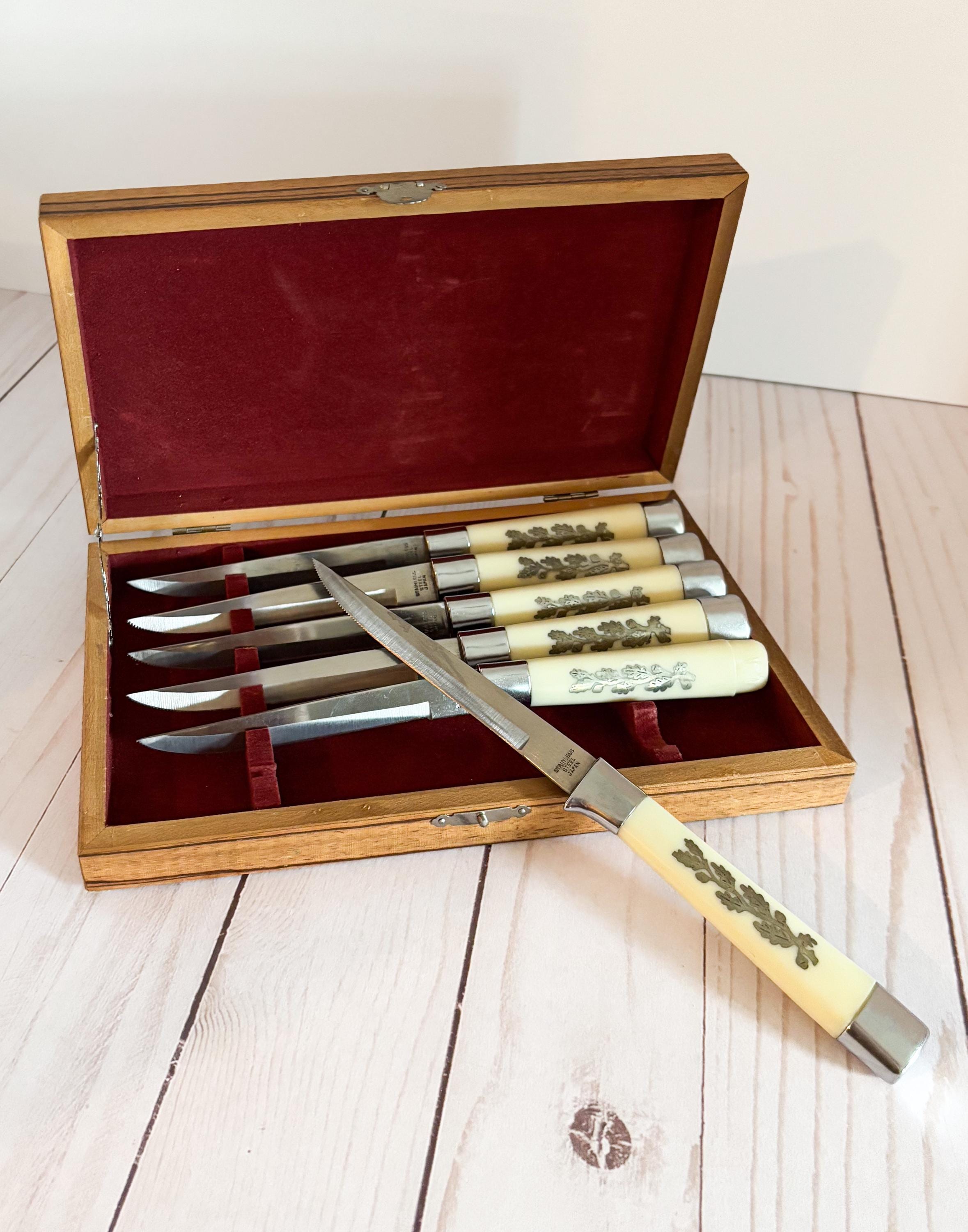 Vintage Japanese Steak Knives - Etsy