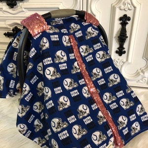 colts car seat canopy