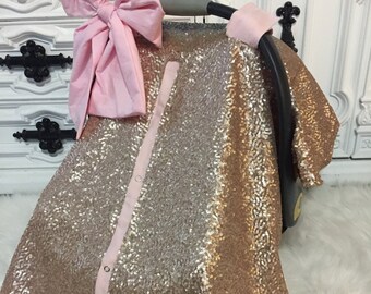sequin car seat canopy