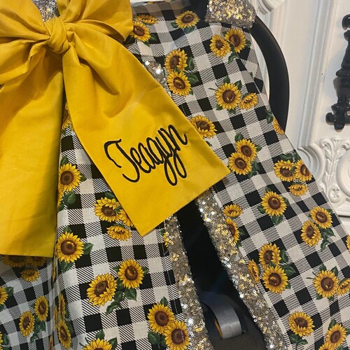 Black and Hot Pink Sparkle Car Seat Canopy / Carseat Cover / Etsy