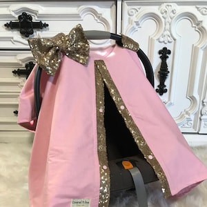 Simple, Elegant Car seat canopy, YOU pick colors