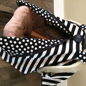 Car seat canopy Big Stripes