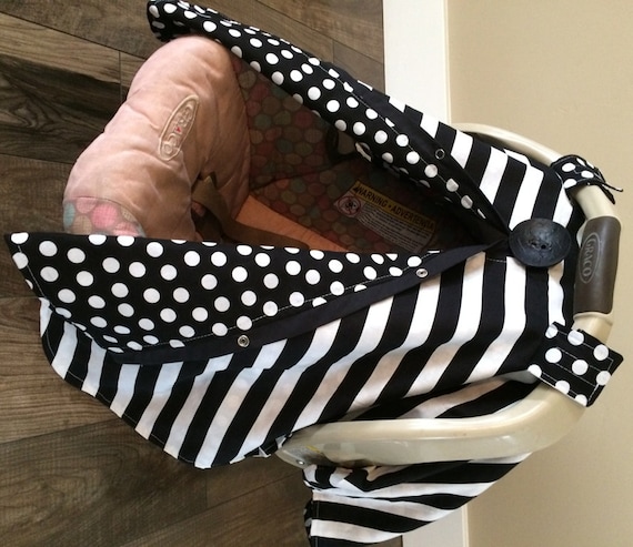 Car seat canopy Big Stripes