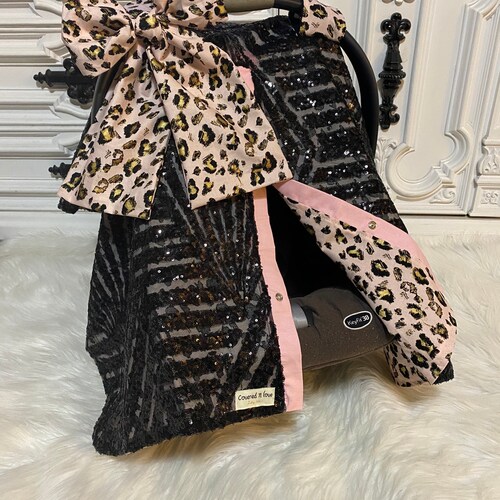 Car Seat Canopy Water Color Floral Car Seat Cover Etsy