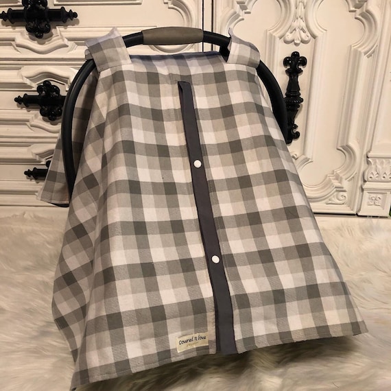 Boy car seat canopy