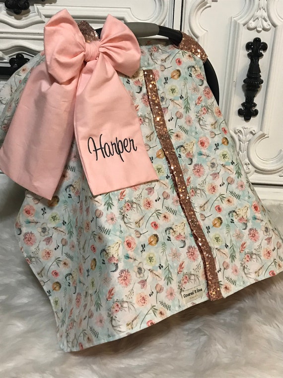 Car seat canopy , STUNNING car seat cover / carseat cover /carseatcover /carseat canopy