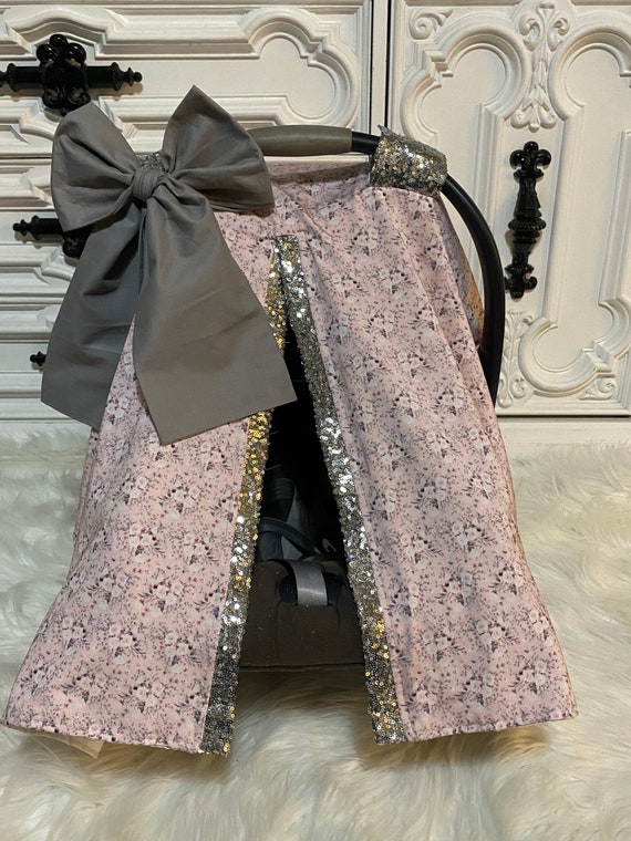 SALE floral car seat canopy