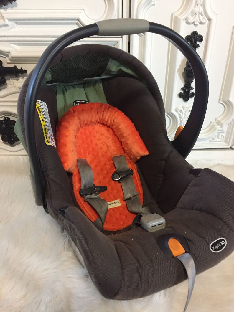 Car Seat Head Support Orange