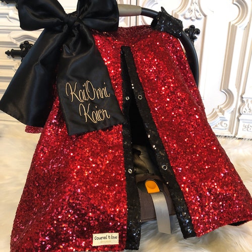 Iridescent and Baby Pink Car Seat Canopy / Carseat Cover / Etsy