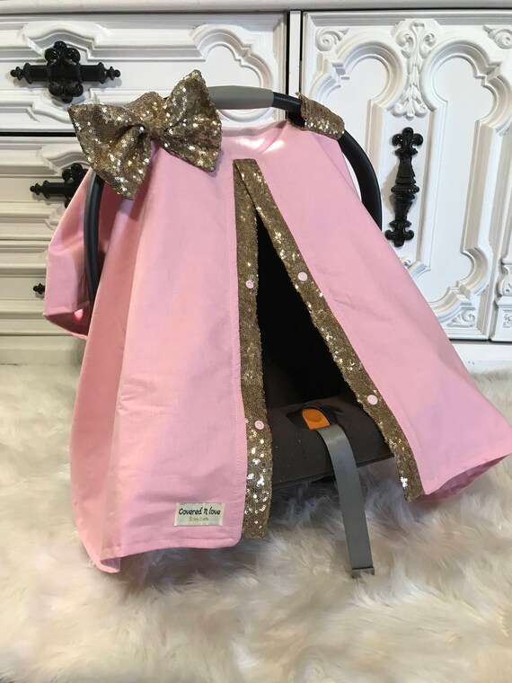 Simple, Elegant Car seat canopy, YOU pick colors